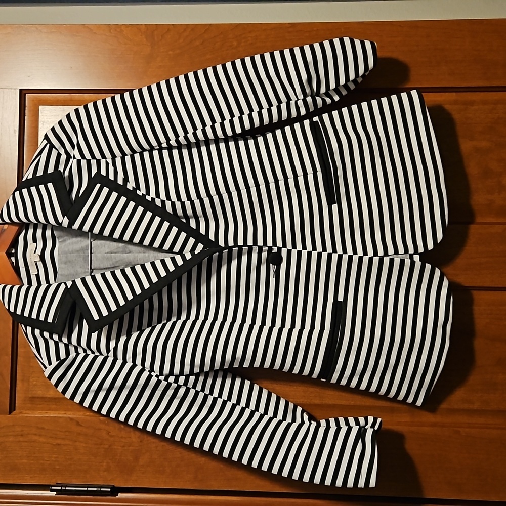STITCH FIX Hawthorn Striped Jacket - Small
